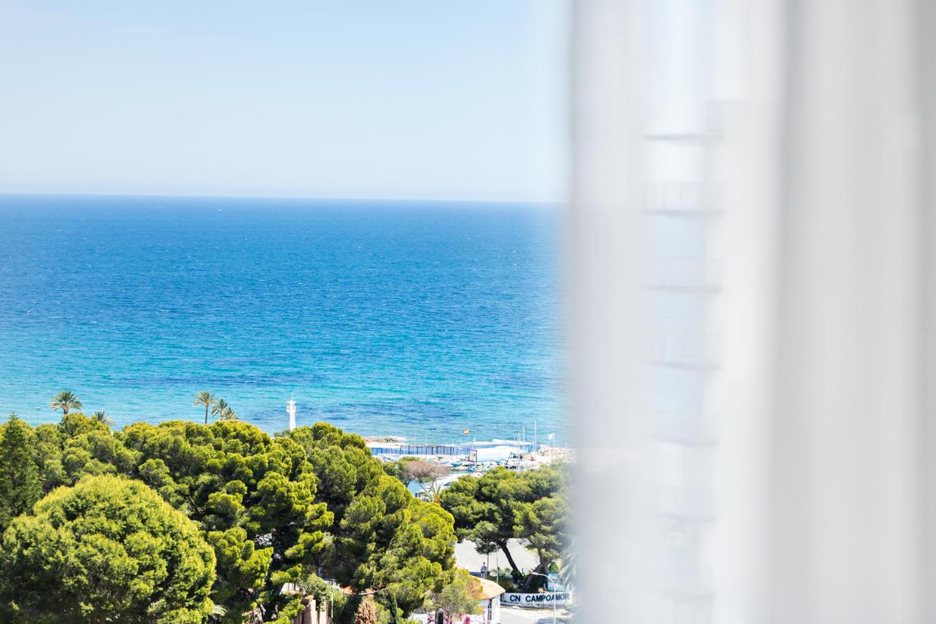 Cosy, Seaview Apartment, Close To Beach And Bars -Edificio Rhin Campoamor Exteriör bild