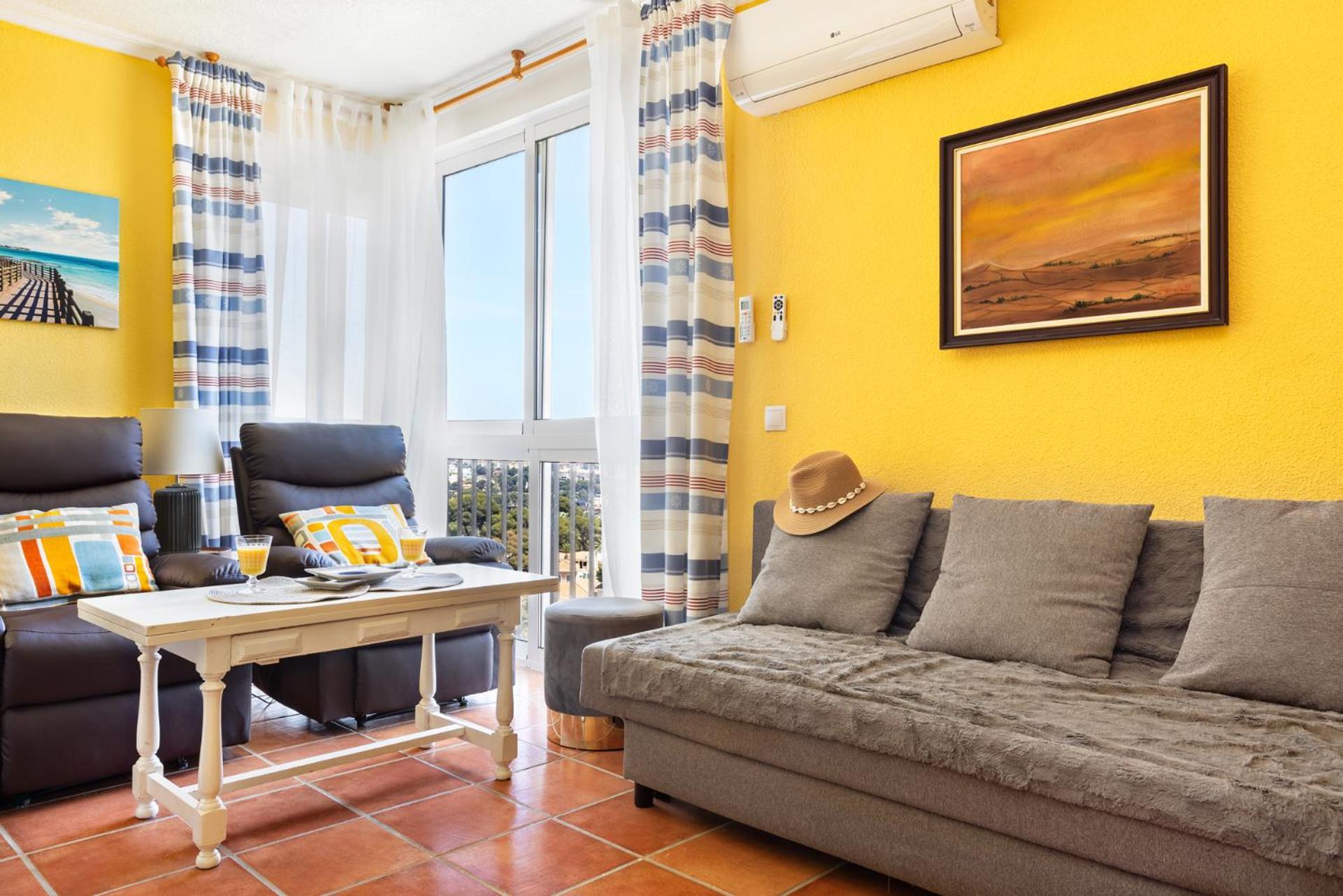 Cosy, Seaview Apartment, Close To Beach And Bars -Edificio Rhin Campoamor Exteriör bild