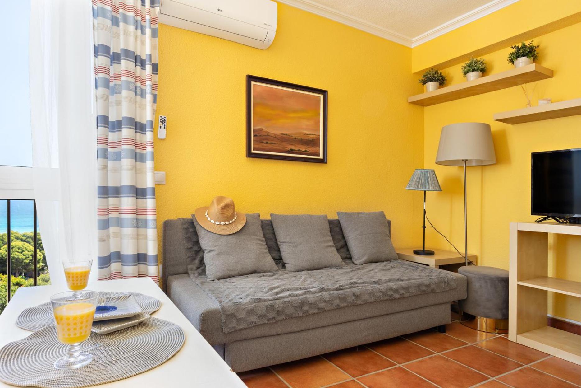 Cosy, Seaview Apartment, Close To Beach And Bars -Edificio Rhin Campoamor Exteriör bild